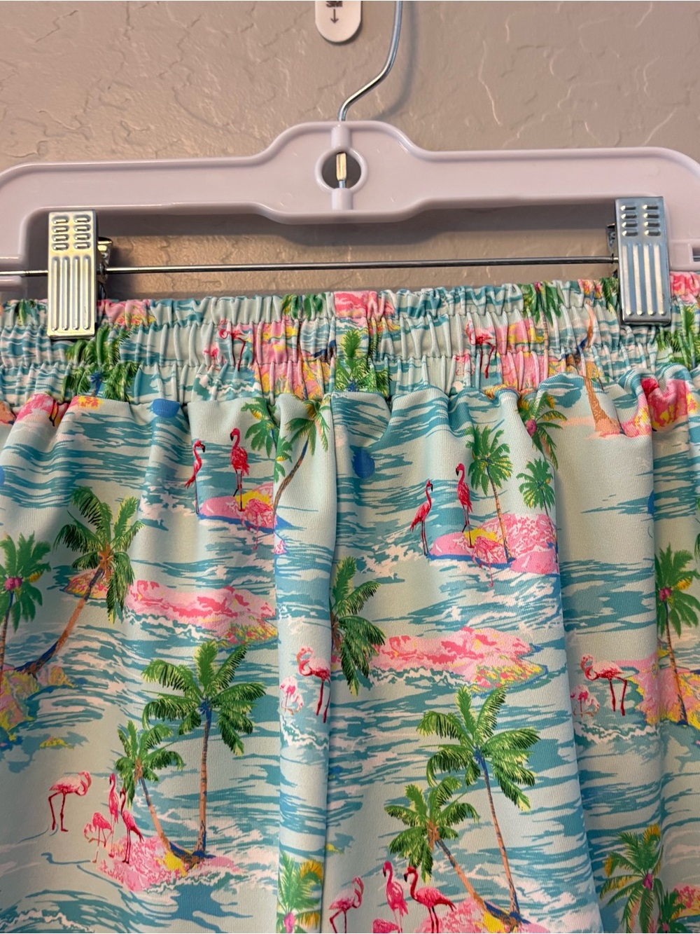 Jess Lea tropical treasures flamingo island print everyday shorts size large - Picture 13 of 16